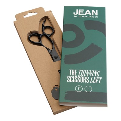 Професионална филажна ножица за лява ръка Olivia Garden JEAN The Cutting EU 6'35 Професионална филажна ножица за лява ръка Olivia Garden JEAN The Cutting EU 6'35