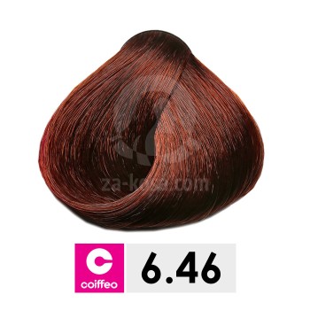 Coiffeo 6.46 - Червено медно тъмно русо - 100 ml