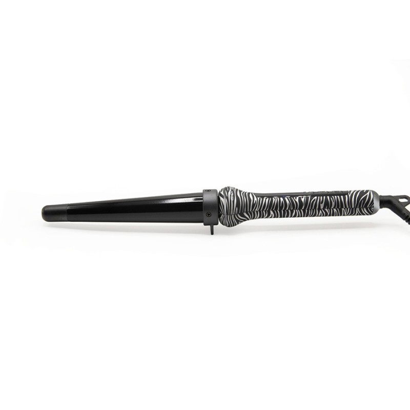 Конусовидната маша Corioliss GLAMOUR WAND DIGITAL SILVER ZEBRA