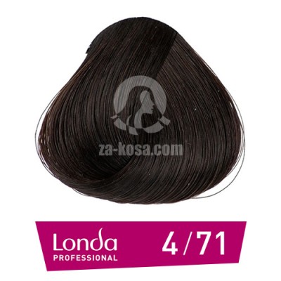 Londacolor 4/71 - Средно кестеняво кафяво пепелно - 60 ml