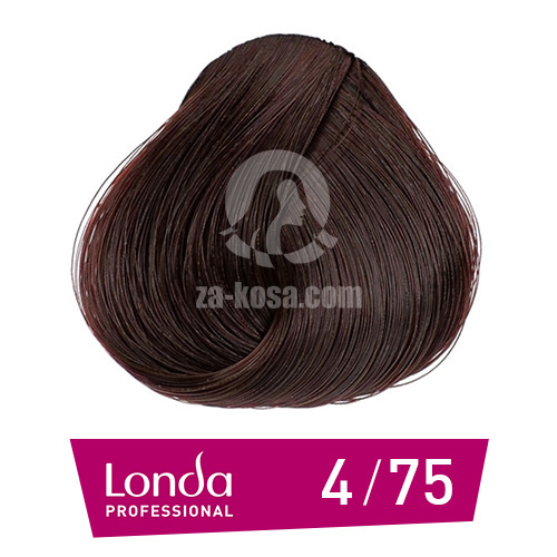 Londacolor 4/75 - Средно кестеняво кафяво червено - 60 ml