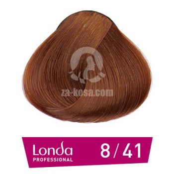 Londacolor 8/41- Светло русо медно пепелно - 60 ml