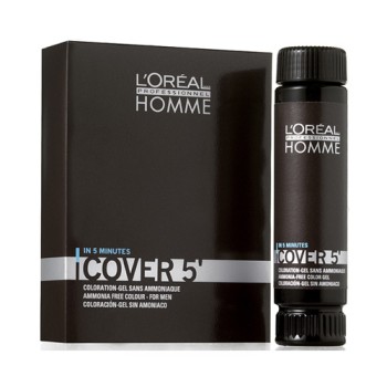 №7 - Среднорусо - L'oreal Cover 5' Професионална боя за коса за мъже - 50 ml