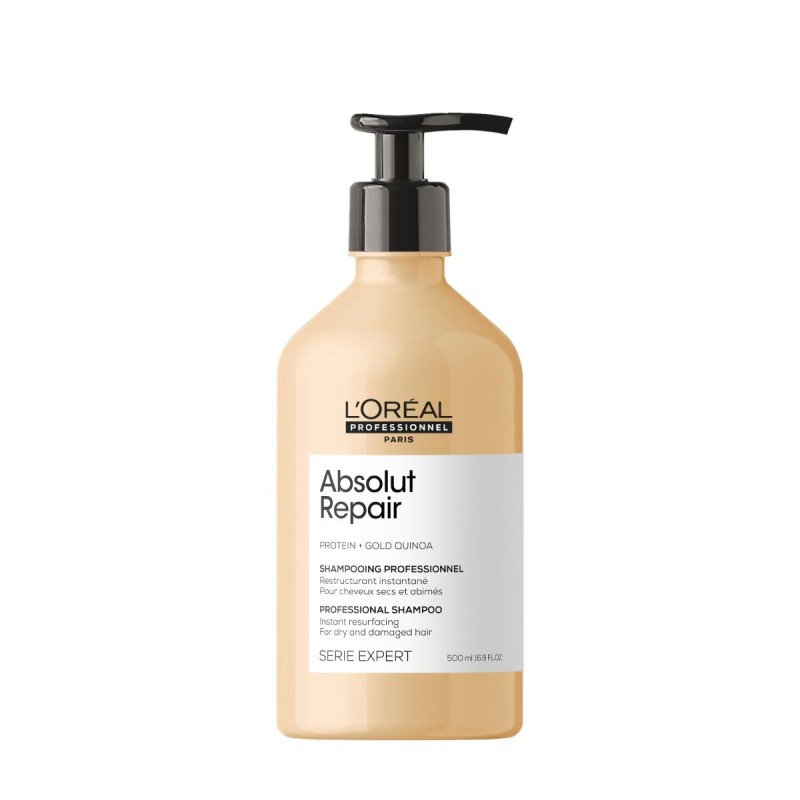 Absolut Repair Gold - Шампоан за много изтощена коса, без утежняване - 500 ml