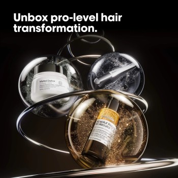 Absolut Repair Molecular - подаръчна кутия с шампоан и масло за коса