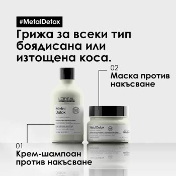 Metal Detox - подаръчна кутия с шампоан и маска за коса 