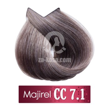 L'oreal Professionnel Majirel 7.1 CC - Средно русо пепелно - 50 ml