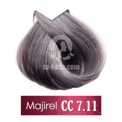 L'oreal Professionnel Majirel 7.11 CC - Средно русо наситено пепелно - 50 ml