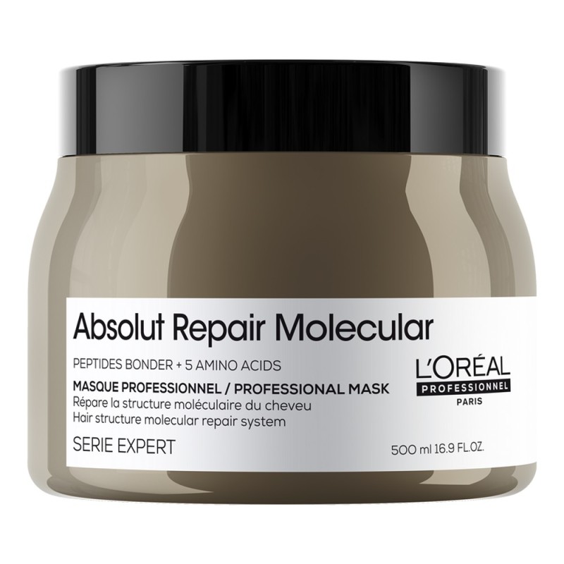 Absolut Repair Molecular - Маска с изплакване за увредена коса - 500 ml
