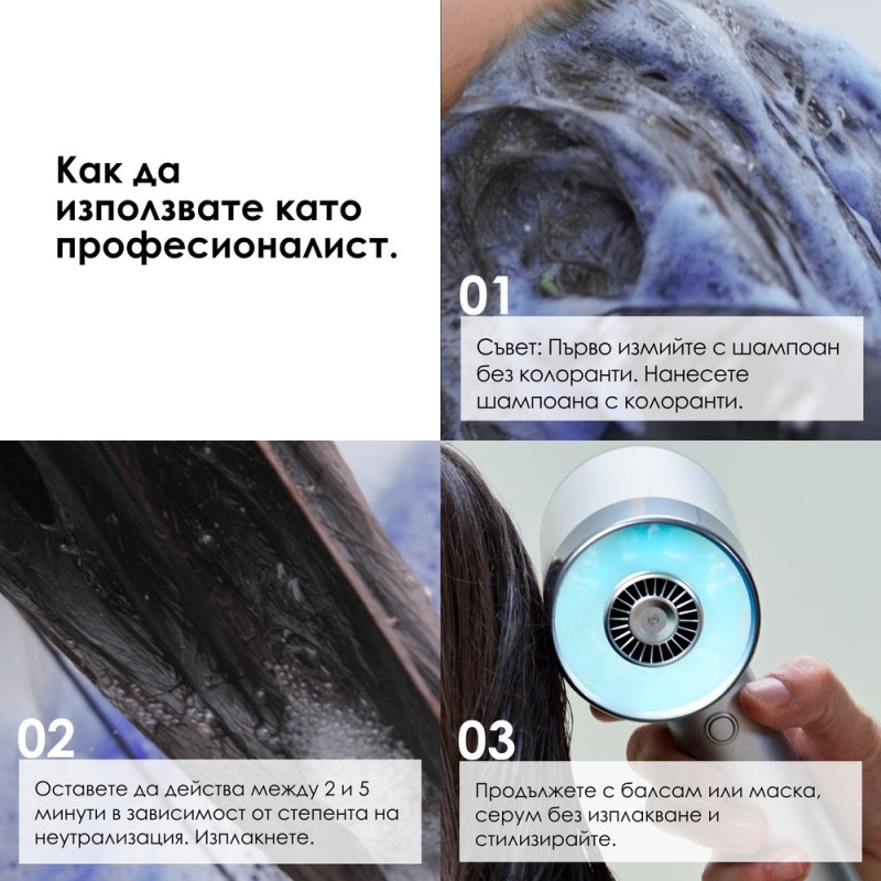 Vitamino Color Spectrum - Неутрализиращ шампоан за руса и изсветлена коса (Purple) - 300 ml Vitamino Color Spectrum - Неутрализиращ шампоан за руса и изсветлена коса (Purple) - 300 ml