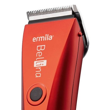 Машинка за подстригване Ermila Bellina velvet-red с кабел и акумулатор