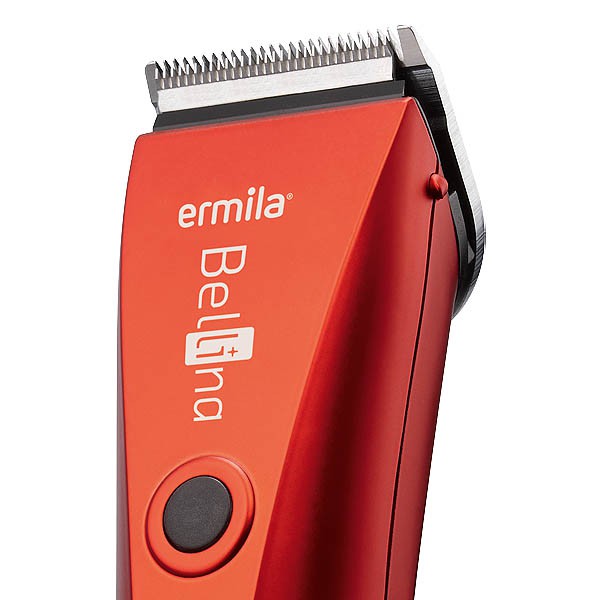 Машинка за подстригване Ermila Bellina velvet-red с кабел и акумулатор
