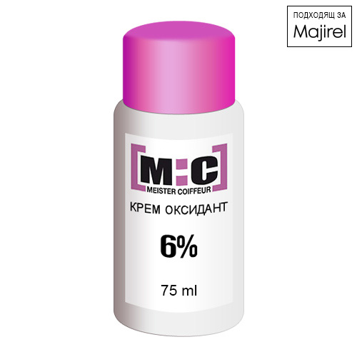 Крем оксидант 6% - M:C 20 vol. - 75ml