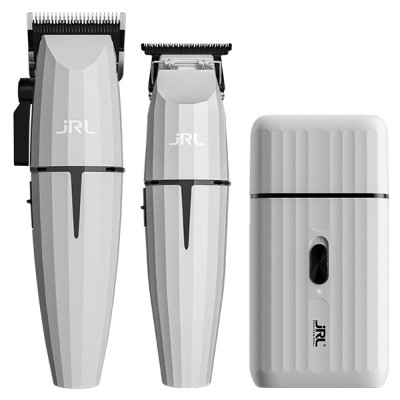 Комплект машинки за подстригване JRL Ghost White и самобръсначка, акумулаторни Комплект машинки за подстригване JRL Ghost White и самобръсначка, акумулаторни