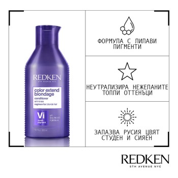 Балсам за руса коса Redken Color Extend Blondage - 300 ml