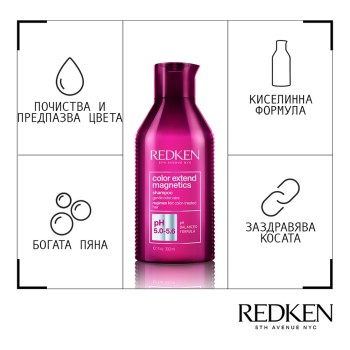 Шампоан за боядисана коса Redken Color Extend Magnetics