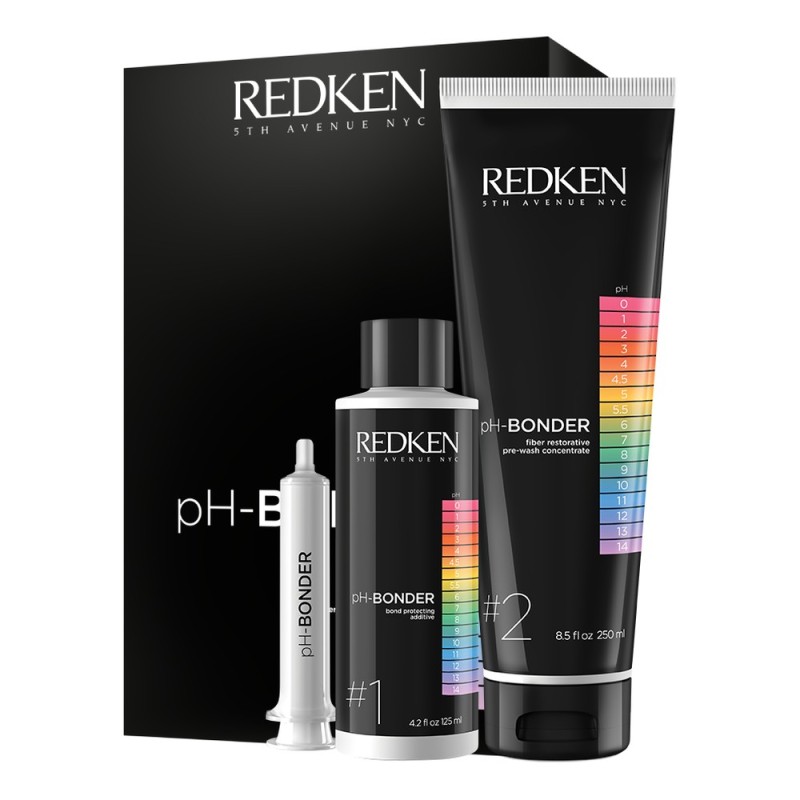 Система Redken pH-Bonder за запазване на връзките в косъма (салонен комплект) Система Redken pH-Bonder за запазване на връзките в косъма (салонен комплект)