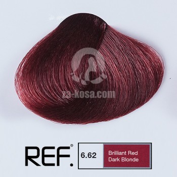 REF Colour 6.62 - Ярко червено тъмно русо - 100 ml