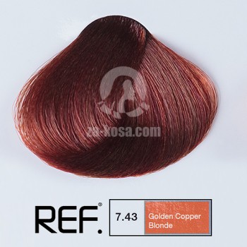 REF Colour 7.43 - Златно медно русо - 100 ml