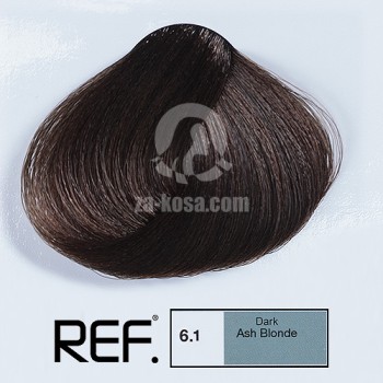 REF Colour 6.1 - Пепелно тъмно русо - 100 ml