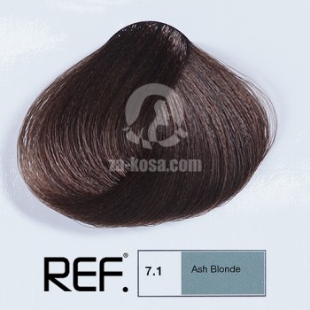 REF Colour 7.1 - Пепелно русо - 100 ml