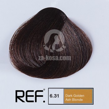 REF Colour 6.31 - Тъмно златно пепелно русо - 100 ml