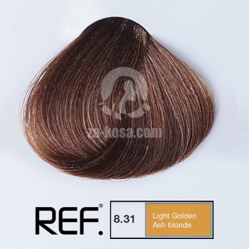 REF Colour 8.31 - Светло златно пепелно русо - 100 ml