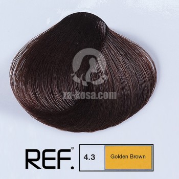 REF Colour 4.3 - Златно кафяво - 100 ml