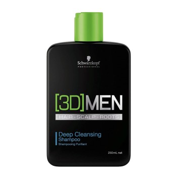 Schwarzkopf [3D]Men Hair Scalp Roots -  Дълбоко почистващ шампоан за мъже - 250 ml