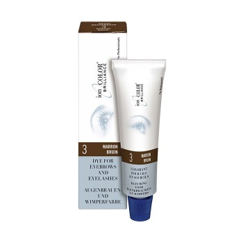 Sibel - боя за мигли и вежди N 3 (тъмно кафяво) - 15 ml