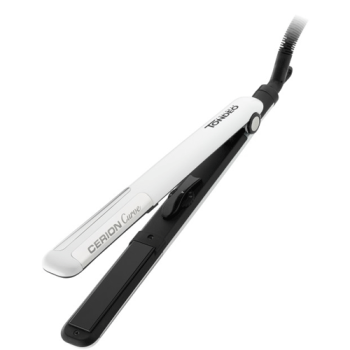 Преса за изправяне и направа на къдрици CERION Curve White 
