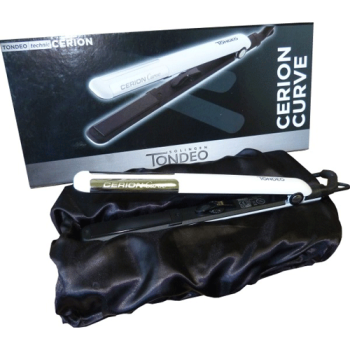 Преса за изправяне и направа на къдрици CERION Curve White 