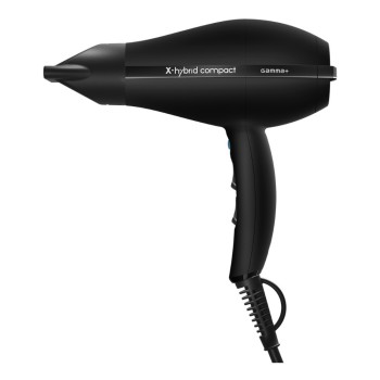 Компактен сешоар Gamma+ X-Hybrid Compact Black