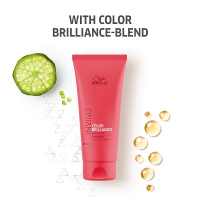 Балсам за блясък на боядисана нормална или тънка коса - Invigo Brilliance - 200 ml