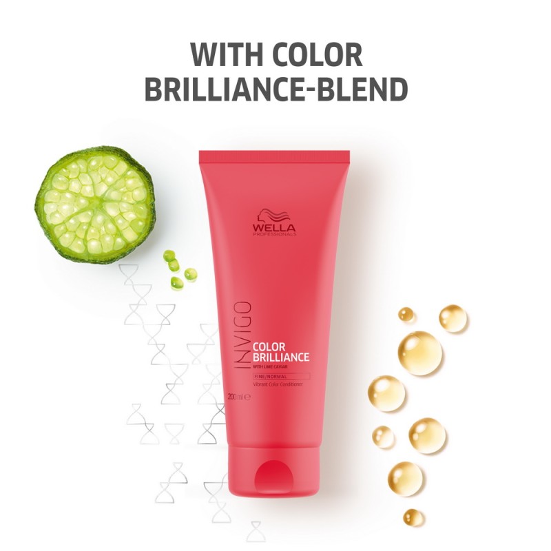 Балсам за блясък на боядисана нормална или тънка коса - Invigo Brilliance - 200 ml