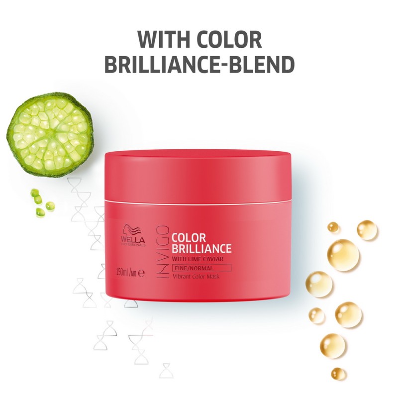 Маска за блясък на боядисаната нормална или тънка коса - Invigo Brilliance - 150ml