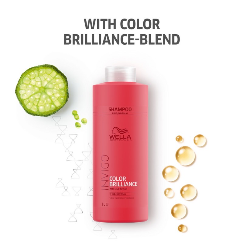 Шампоан за блясък на боядисана фина коса - Invigo Brilliance - 1000 ml Шампоан за блясък на боядисана фина коса - Invigo Brilliance - 1000 ml