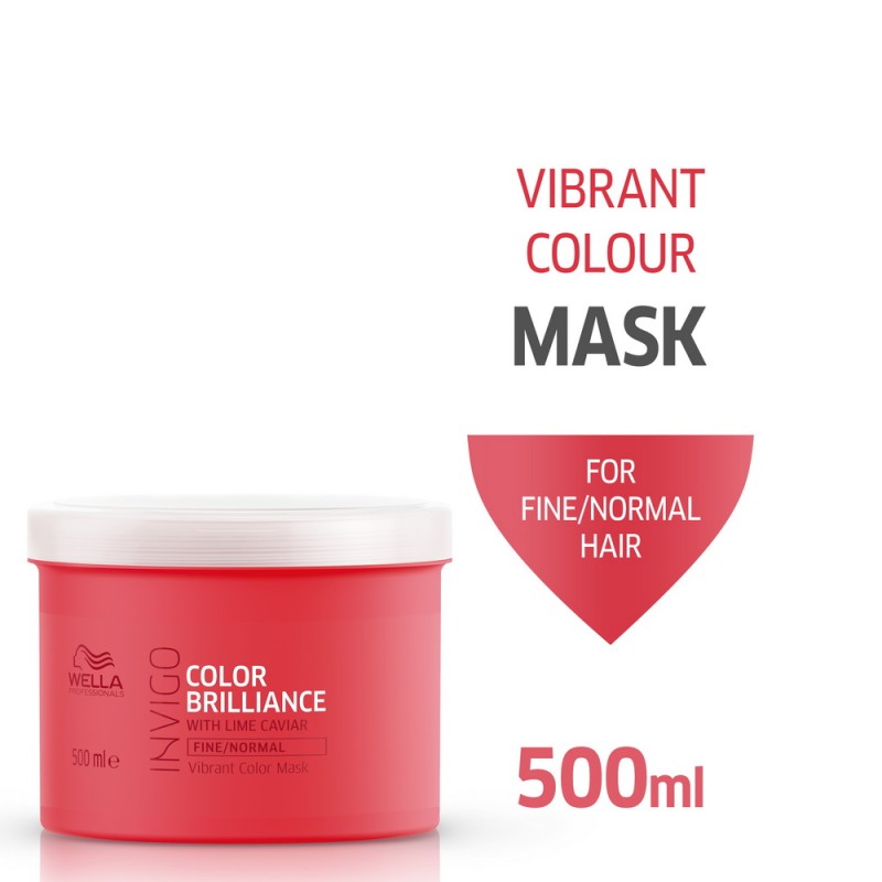 Маска за блясък на боядисаната нормална или тънка коса - Brilliance - 500 ml