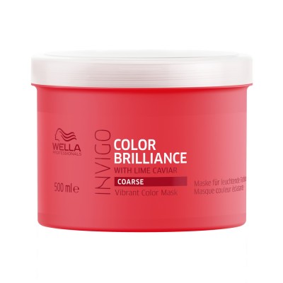 Маска за блясък на боядисаните гъсти коси - Invigo Brilliance - 500 ml