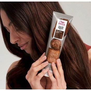 Оцветяваща маска за коса Wella Color Fresh - Chocolate Touch - 150 ml