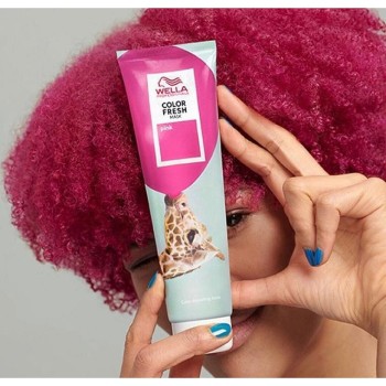 Оцветяваща маска за коса Wella Color Fresh - Pink - 150 ml