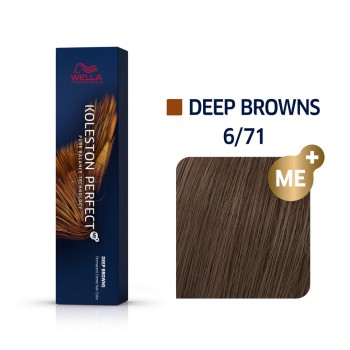 Wella Koleston Perfect 6/71 - Тъмно-русо кафяво-пепелно - 60 ml