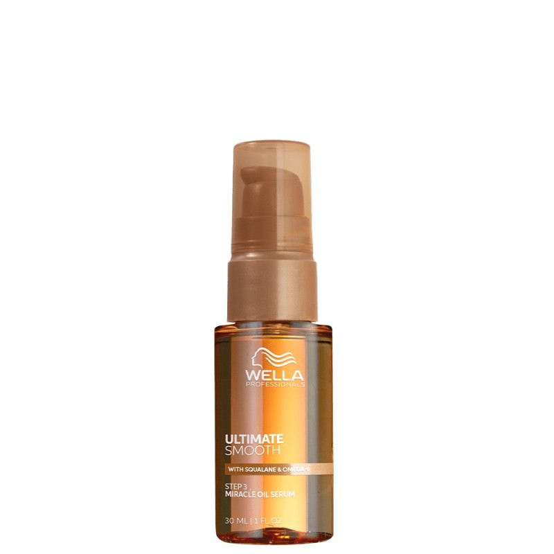 Wella Ultimate Smooth - Изглаждащ серум-олио (Miracle Oil Serum), размер за път - 30 ml