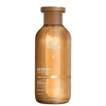 Wella Ultimate Smooth - Изглаждащ шампоан за непокорна и суха коса - 250 ml