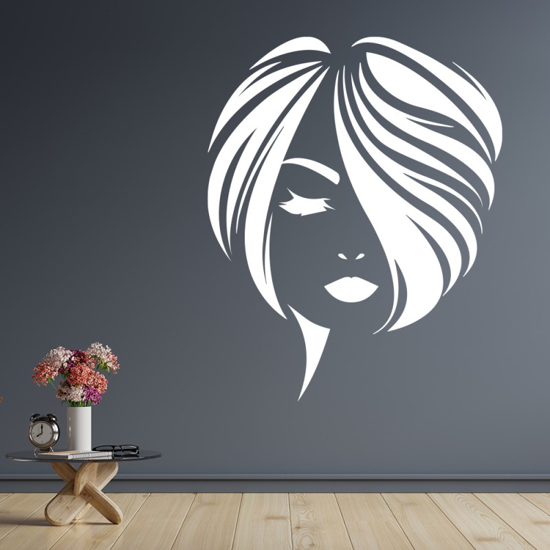 Стикер за витрина или стена за салон Beauty Woman 26