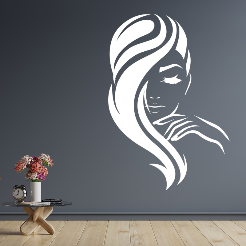Стикер за витрина или стена за салон Beauty Woman 32